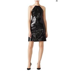 KAUFMANFRANCO Midnight Liquid Sequin Dress - Size 8